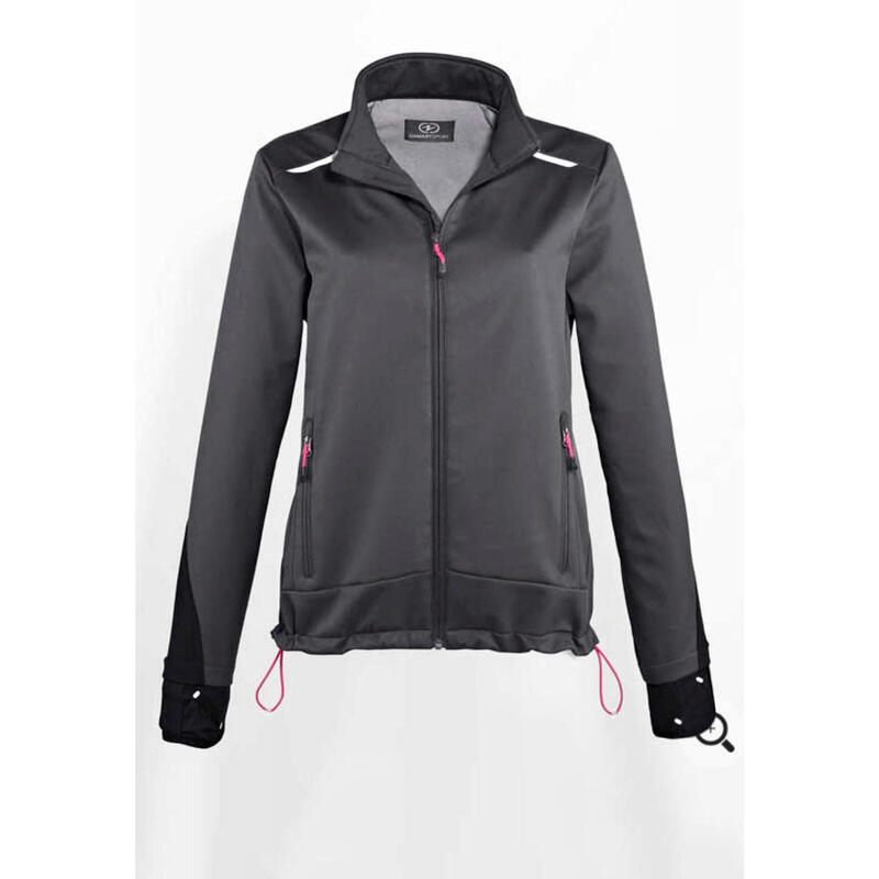 Veste Soft Shell imperméable et respirante ski femme - Gris