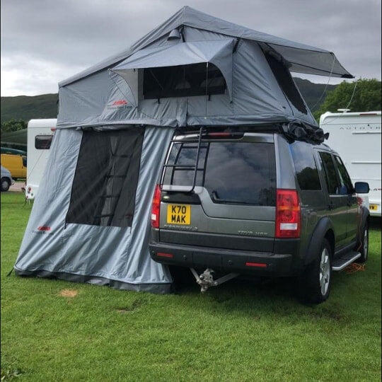 Extended Ventura Deluxe 1.4 Roof Top Tent + Annex + 270 Awning 4/7