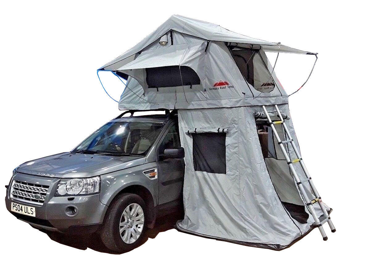 Ventura Deluxe 1.4 Roof Top Tent + Annex + Lights + Storage Hammock 1/6