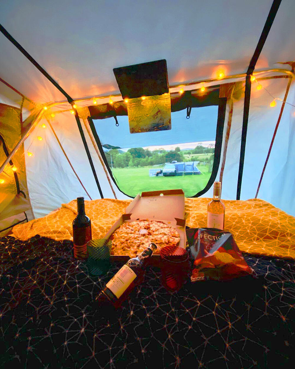 Ventura Deluxe 1.4 Roof Top Tent + Annex + Extra Mattress + Lights 5/7