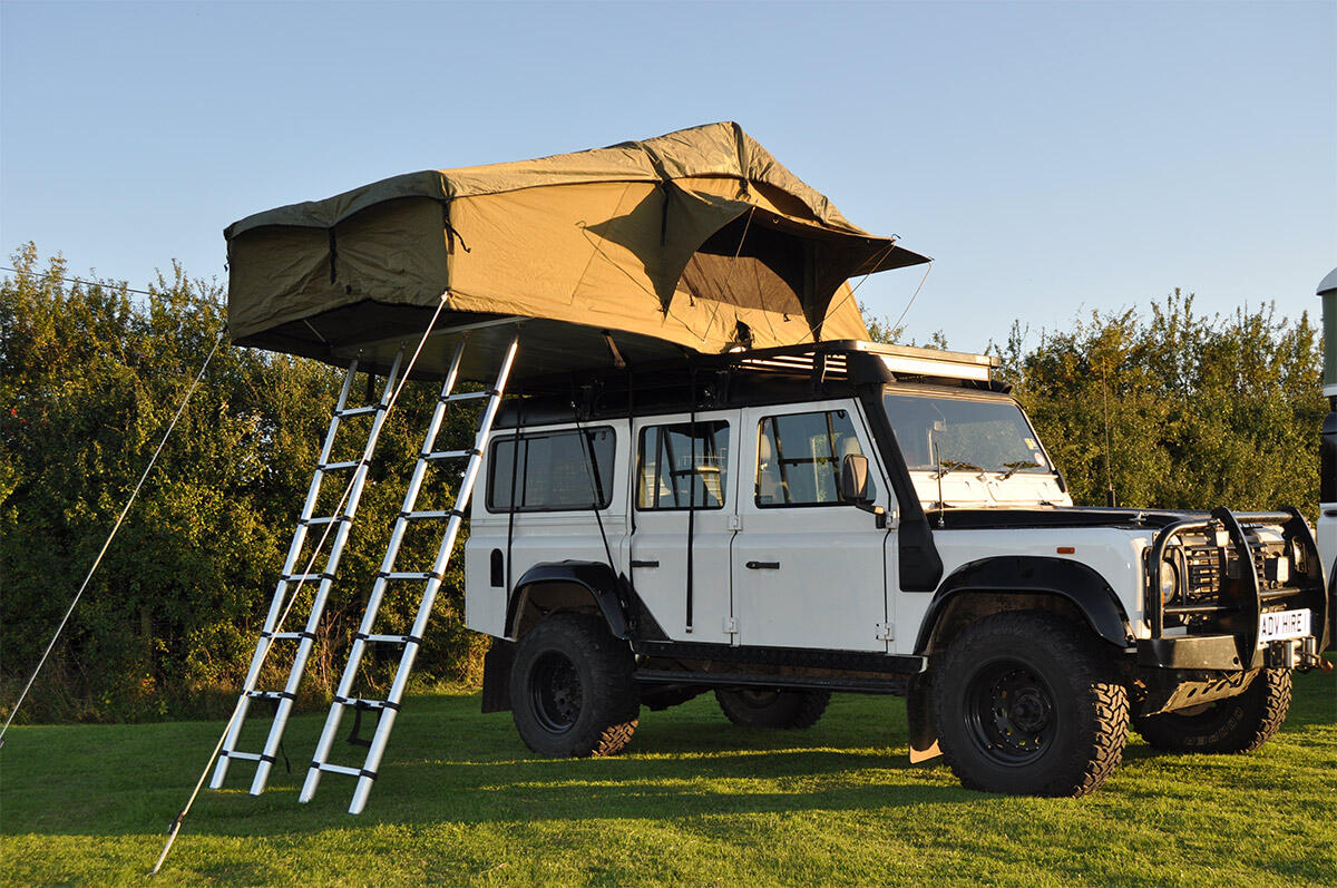 Extended Twin Ladder Ventura Deluxe 1.8 Roof Top Tent + Extra Mattress 2/6