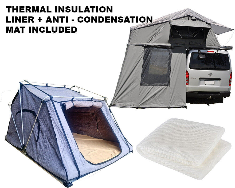 Extended Ventura Deluxe 1.4 Roof Tent + Annex + Thermal Liner +Anti Condensation 2/7