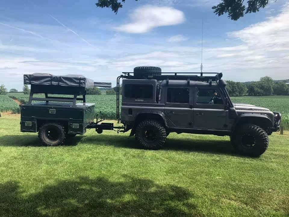 Extended Twin Ladder Ventura Deluxe 1.8 Roof Top Tent + Extra Mattress 4/6