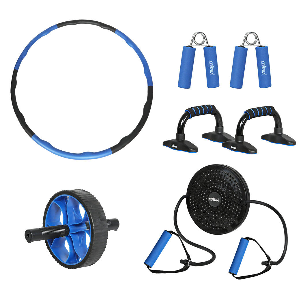 Centra 6 in 1 Abdominal Workout Set-  Blue