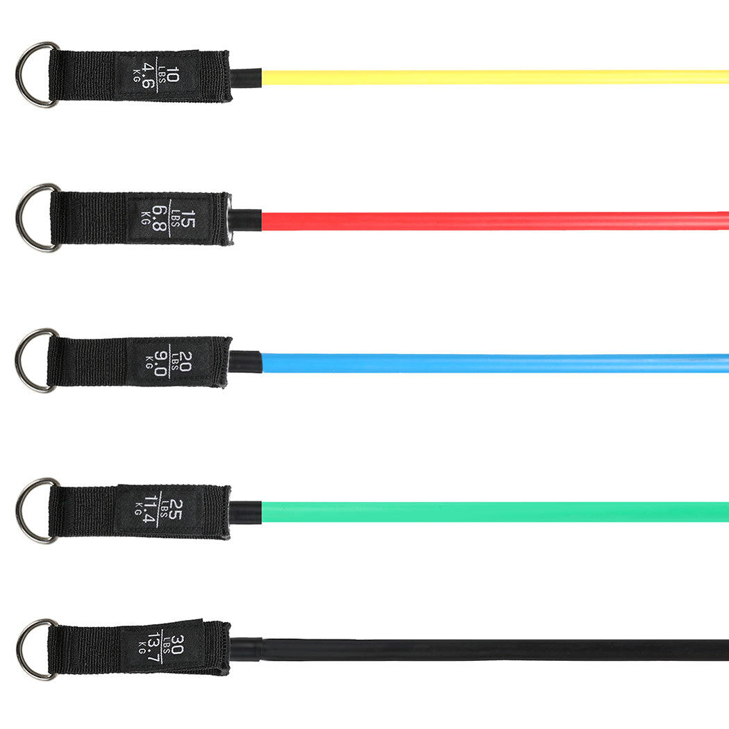 Centra Resistance Bands Set Working Out Carry Bag Men Women Home Gym Exercise