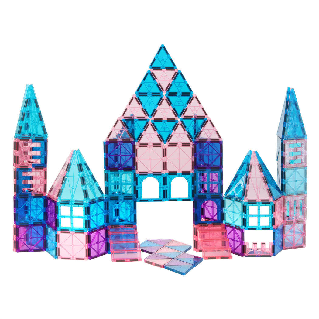 BoPeep 120Pcs Kids Magnetic Tiles Ice and Snow Theme
