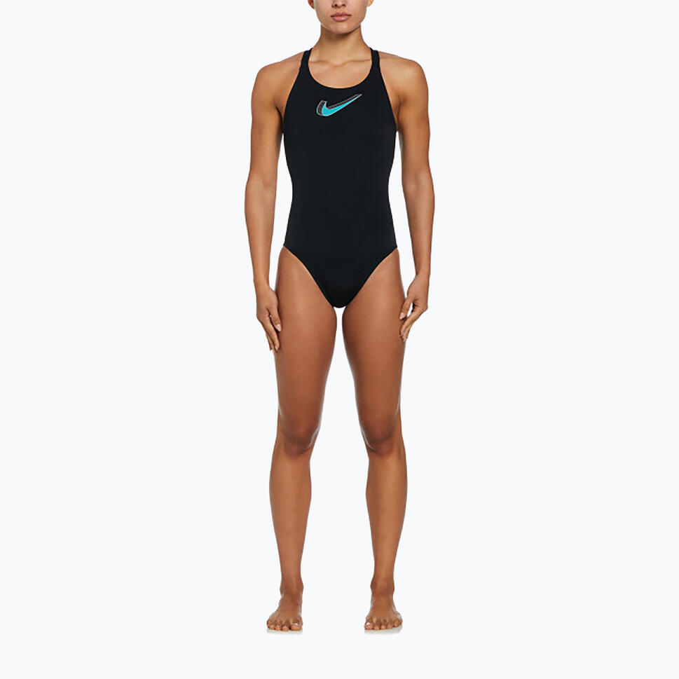 Strój pływacki jednoczęściowy damski Nike Hydrastrong 3D Swoosh Fastback