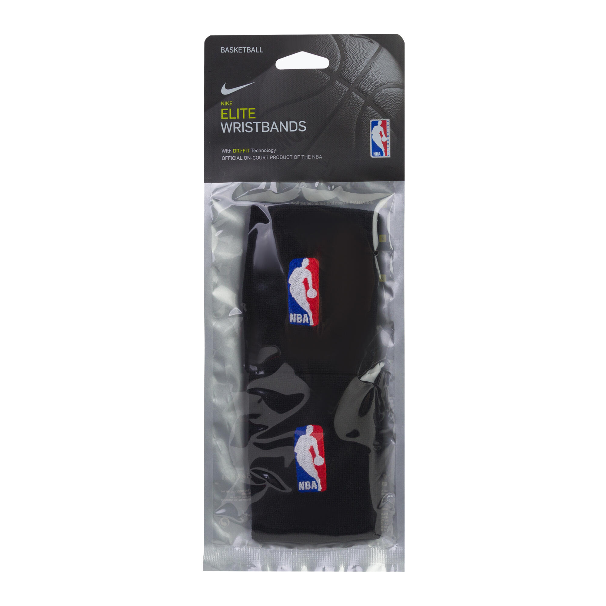 Braccialetto NBA DriFIT Logo Nike Nero 3/3
