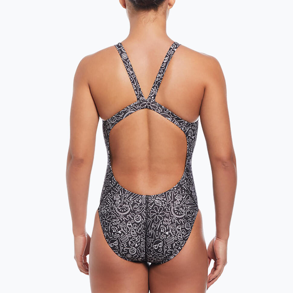 Strój pływacki jednoczęściowy damski Nike Hydrastrong Solid Fastback