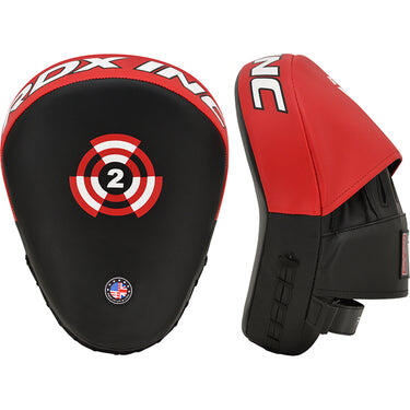Colpitori RDX Focus Pad T1 – Rosso/Nero 4/7