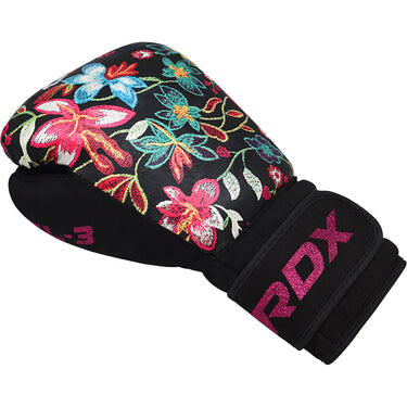 Bokshandschoenen FL-3 FLORAL - Zwart 3/7
