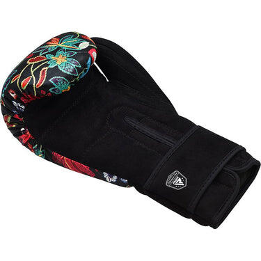 Bokshandschoenen FL-3 FLORAL - Zwart 4/7