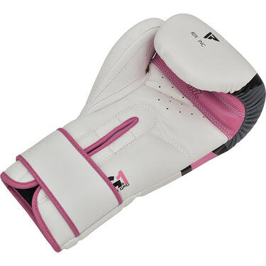 Guantoni Boxe RDX F7 Ego – Bianco/Rosa – 12oz 5/7