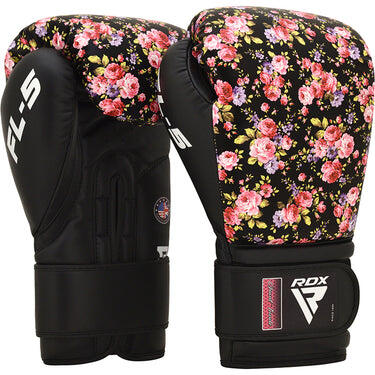 Boxhandschuhe RDX FL5 Floral – Schwarz/Floral – 12oz 2/6