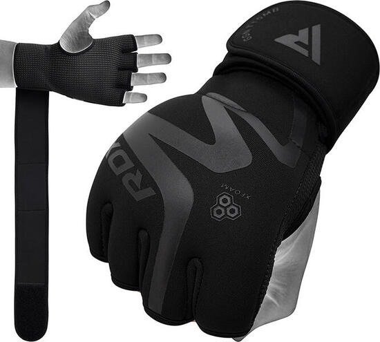 Grappling Glove Neoprene T15 Matte Black-XL