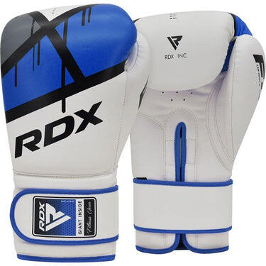 Boxhandschuhe RDX F7 Ego – Weiss/Blau – 16oz