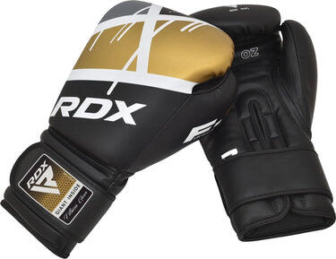 Guantoni Boxe RDX F7 Ego – Nero/Oro – 12oz 4/7