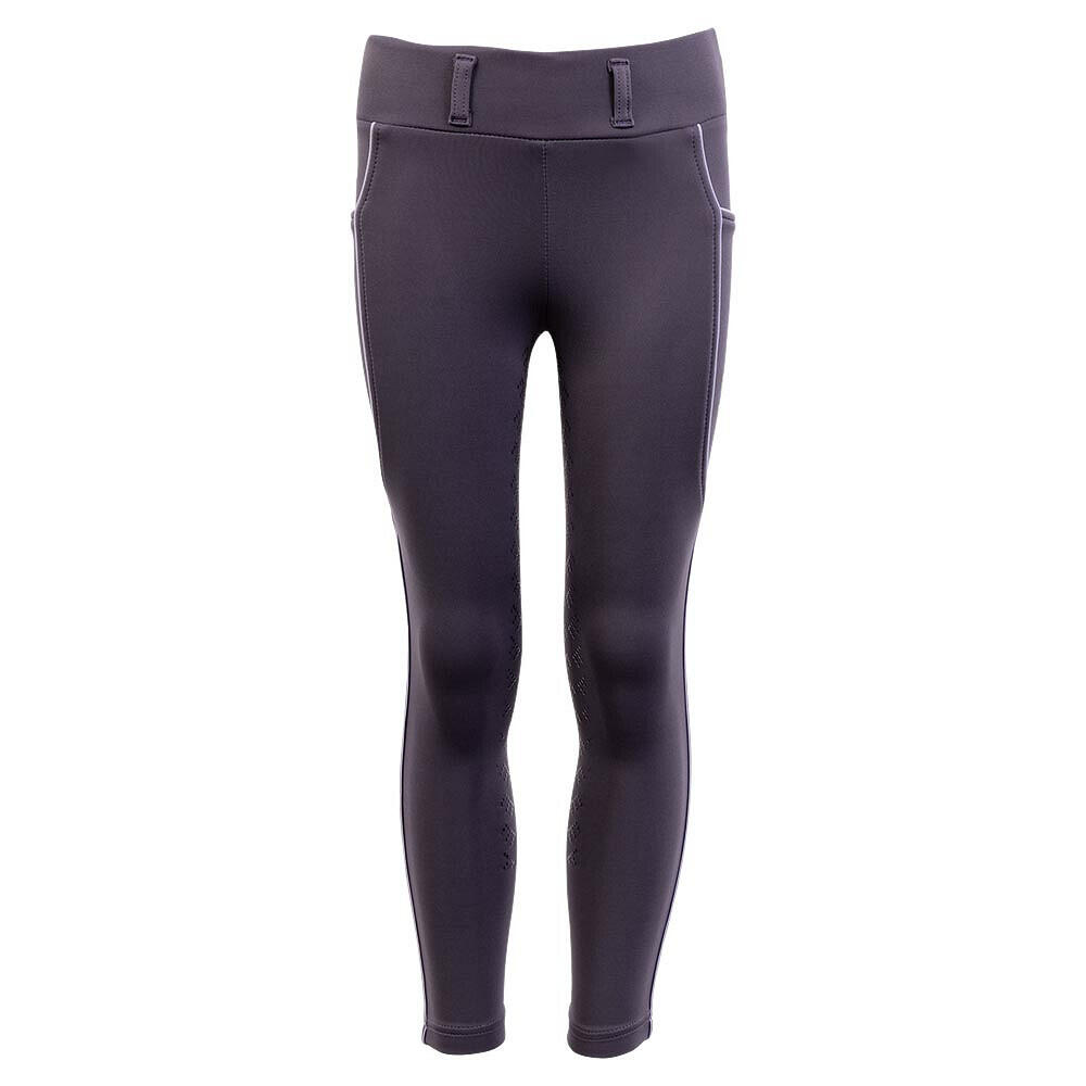 Br - Legging Équitation Fille Br Equitation Full Grip Mini - Legging - Bleu|violet - Decathlon