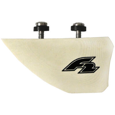 F2 Kiteboard Finnen PVC Finnen 2stk. Kitesurf 30 mm Weiss 2024/2025