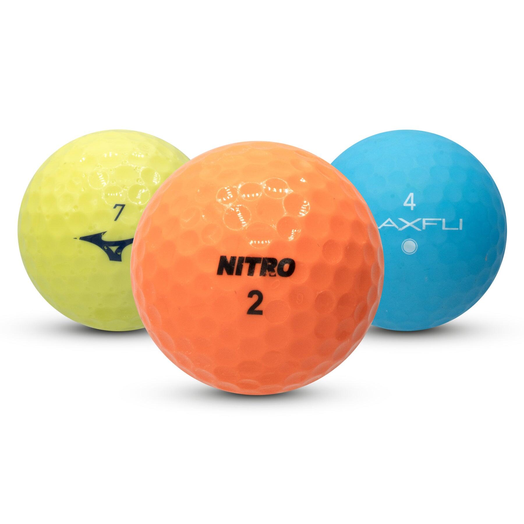 Segunda Vida - 24 Bolas de Golf Mezcla de Colores -A- Excelente Estado 2/2