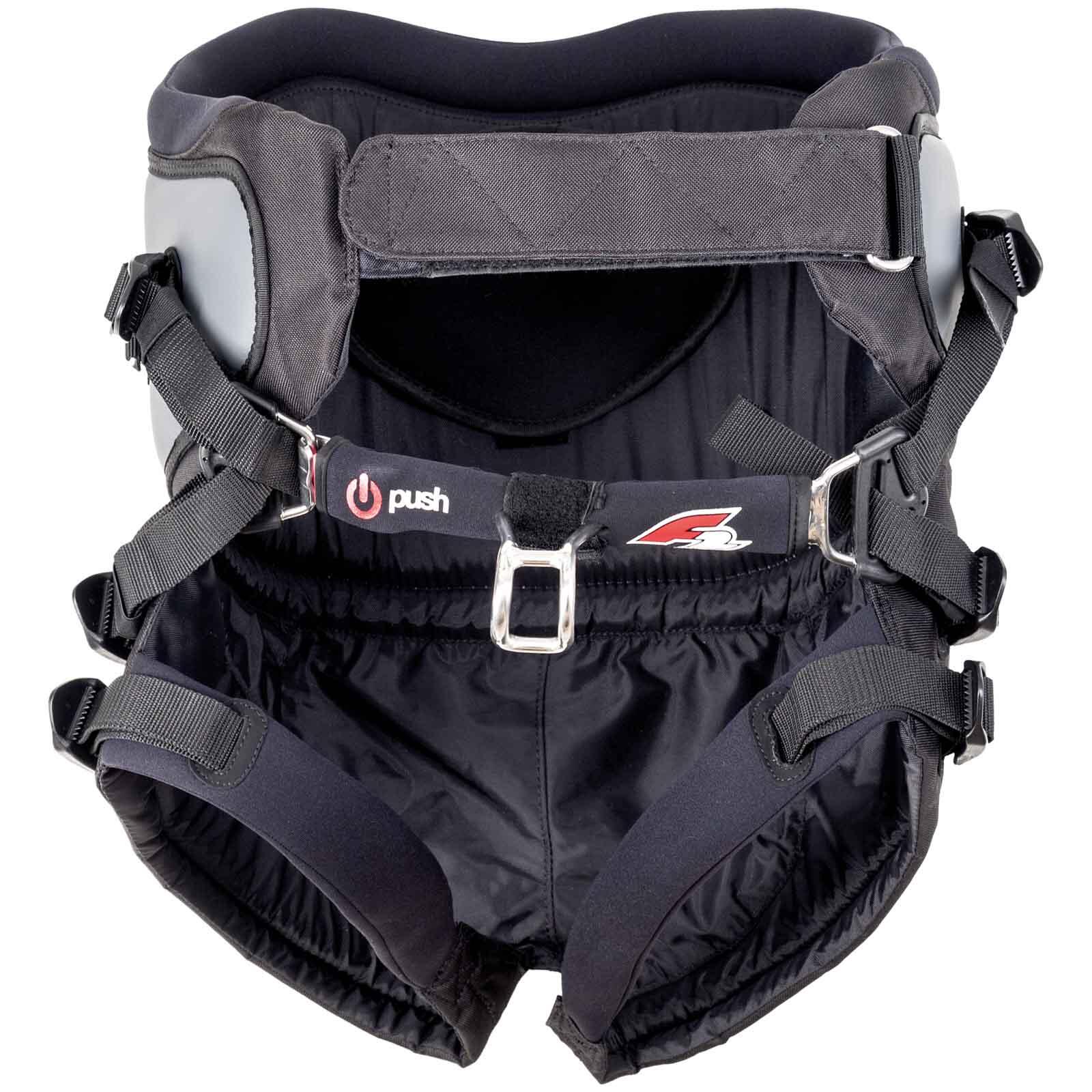 F2 F2  Trapez Freeride Pro Harness  L  Schwarz 2024/2025