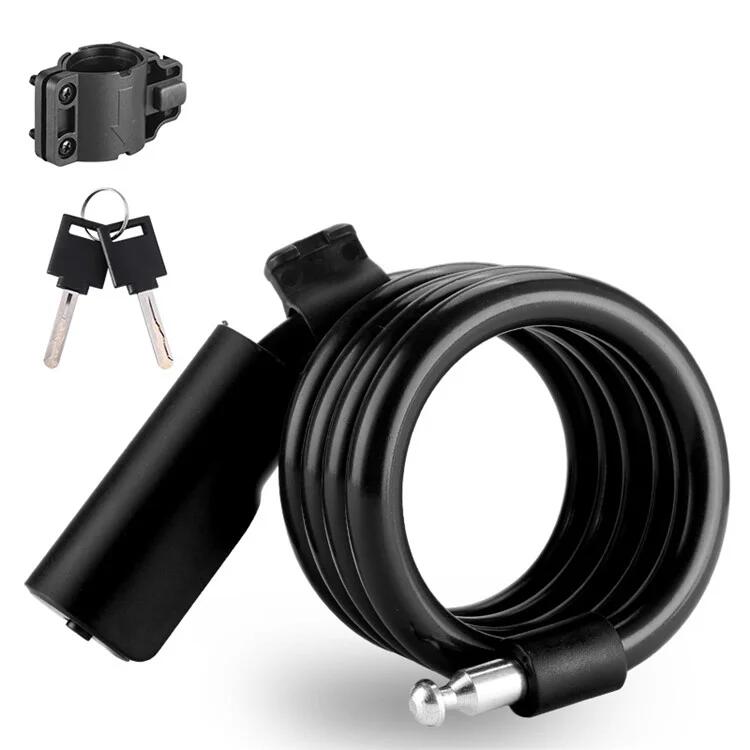 Cadeado para bicicleta 115cm - cabo de aço flexível