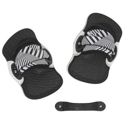 F2 Kiteboard Bindung BINDING BASIC Kitesurf L/XL Schwarz/Weiss 2024/2025