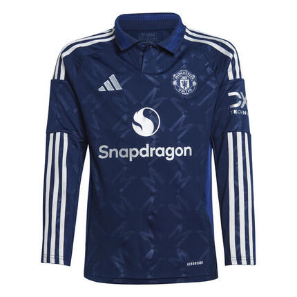 Maillot Extérieur manches longues enfant Manchester United 2024/25