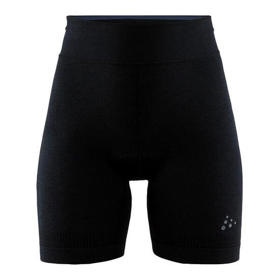 Damen Boxer mit Leder Craft Fuseknit Bike Schwarz