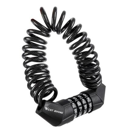 Fahrradschloss WEST BIKING - Mini-Zahlenschloss