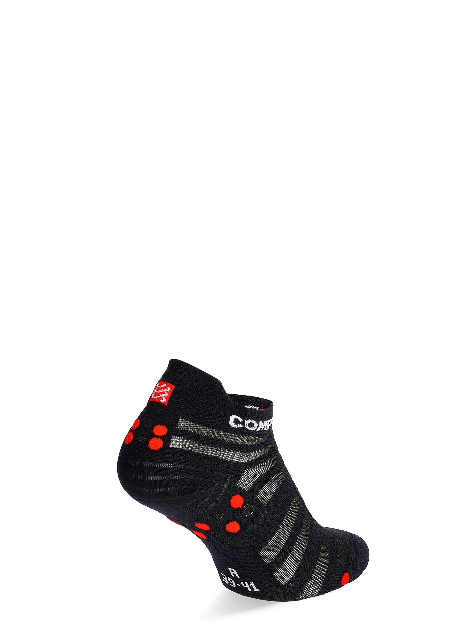 Par de calcetines Compressport Pro Racing v4.0 Ultralight Run Low Black 5/6