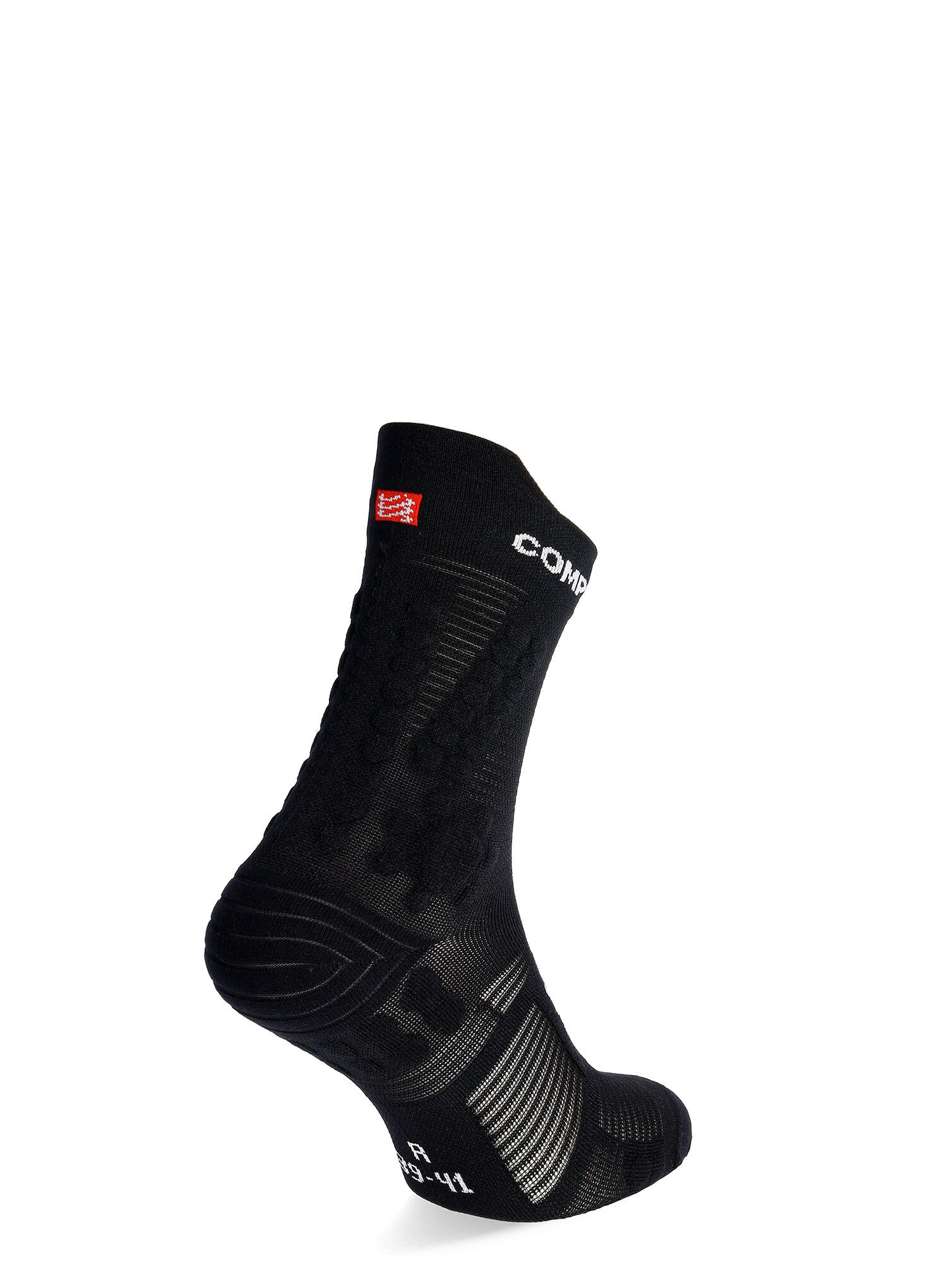 Meias Compressport Pro Racing Socks v4.0 Trail Preto 5/6