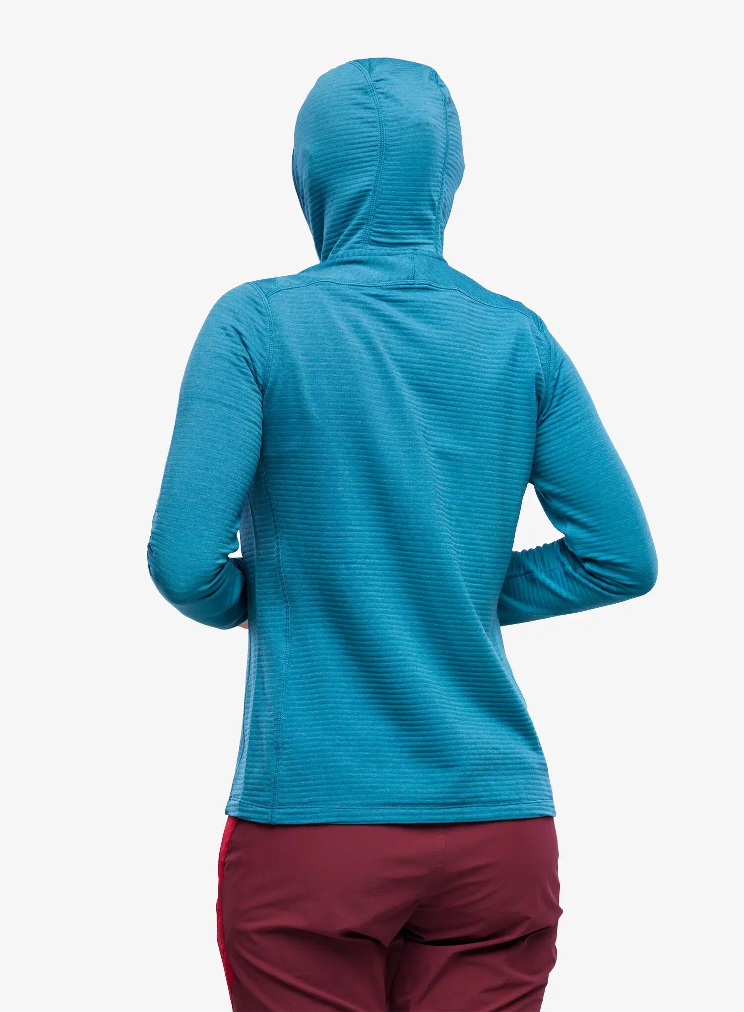 Polaire à Capuche Femme Mountain Equipment Lumiko Bleu 5/7