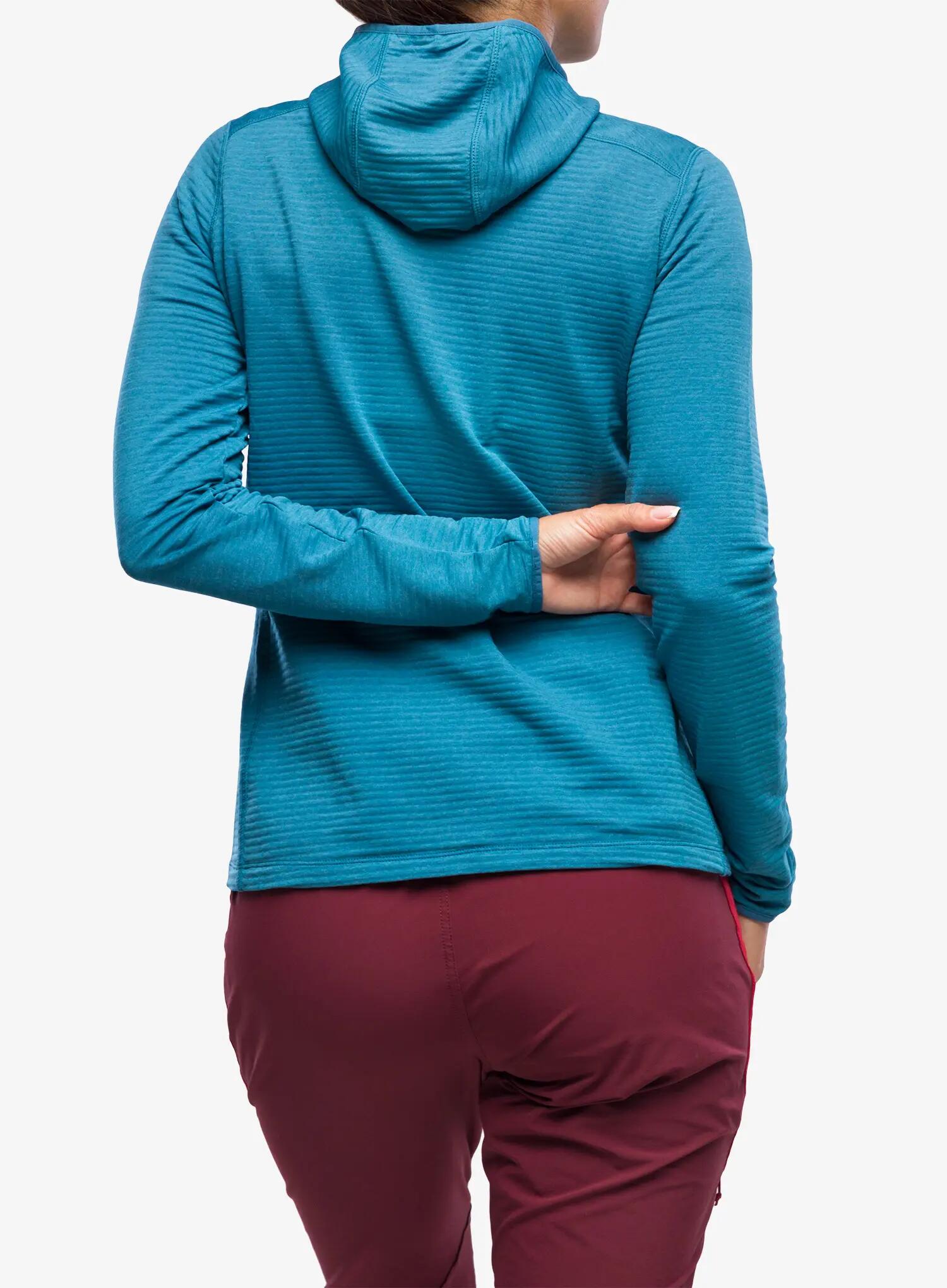 Polaire à Capuche Femme Mountain Equipment Lumiko Bleu 7/7