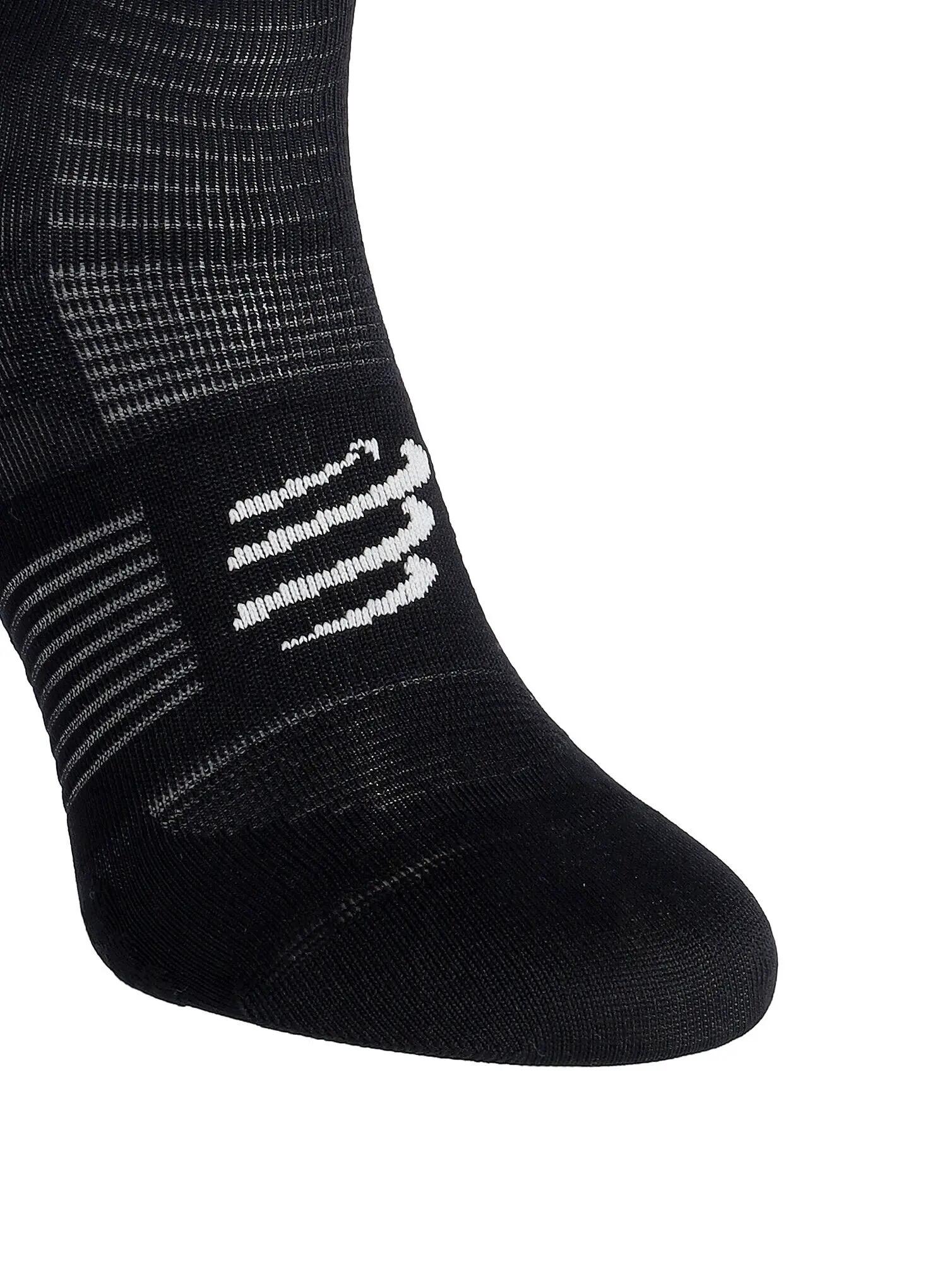 Compressport Mid Compression Socks V2.0 Schwarz/Weiß 4/4