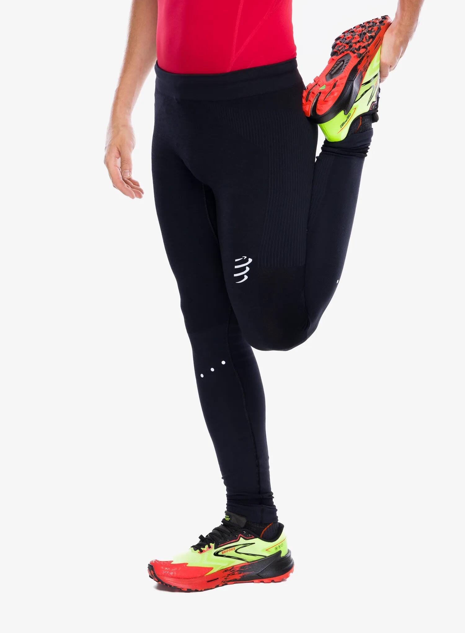 Mallas de trail Compressport "Winter Running Legging" para hombre 5/6