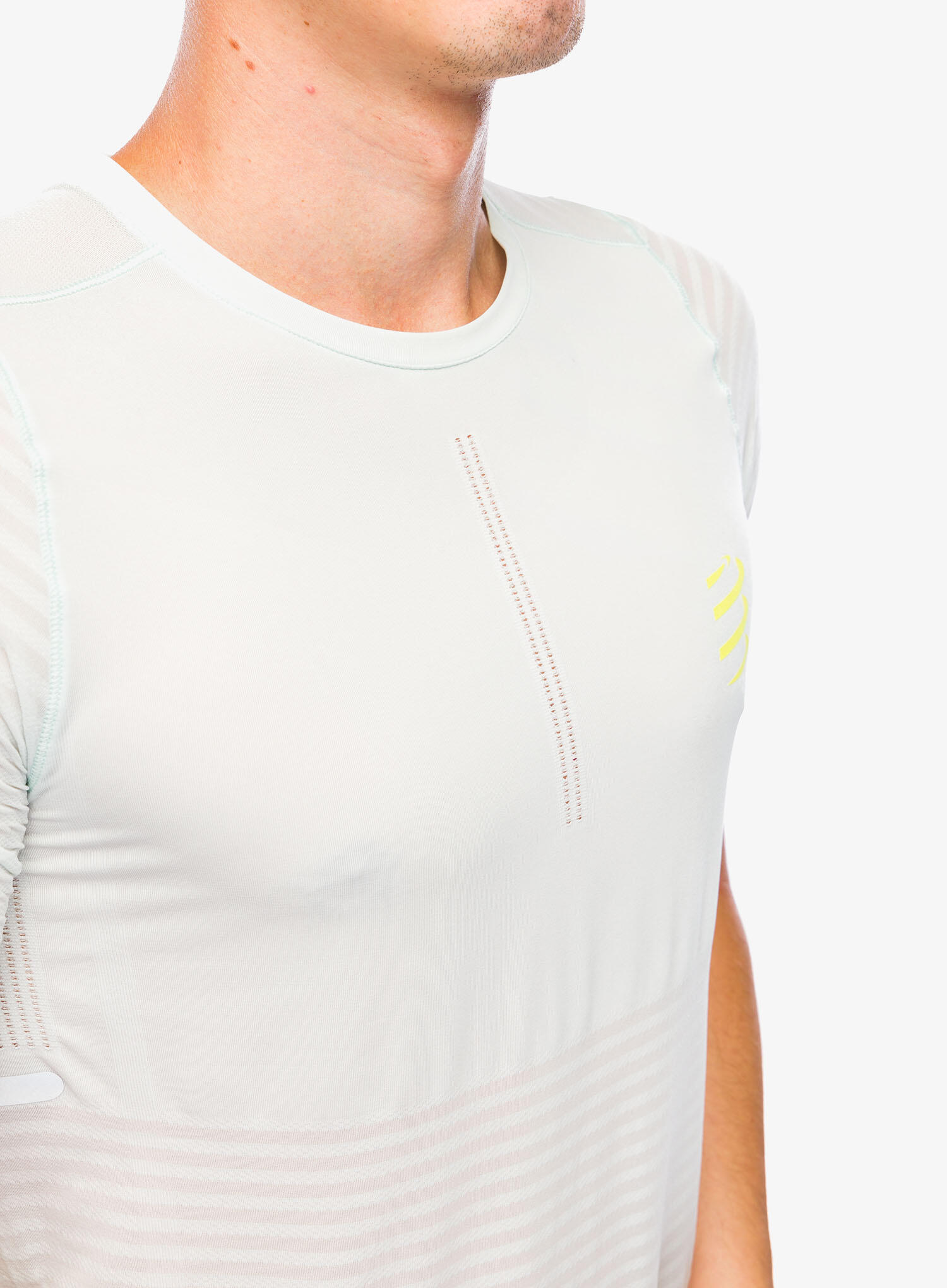 Maillot de manga corta Compressport Pro Racing Gris 5/6