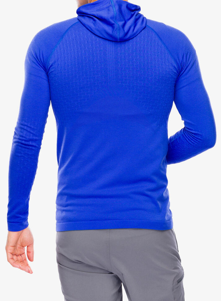 Bluza z kapturem męska Compressport 3D Thermo Seamless Hoodie Zip