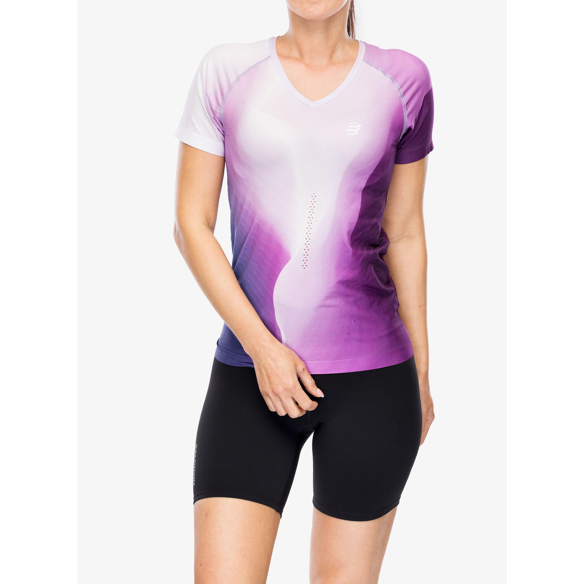 Koszulka biegowa damska Compressport Performance S/S T-Shirt
