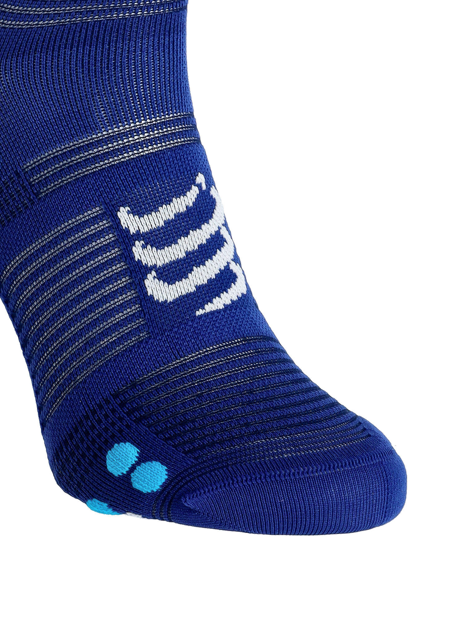 Par de calcetines Compressport Pro Racing v4.0 Run High Blue 4/4