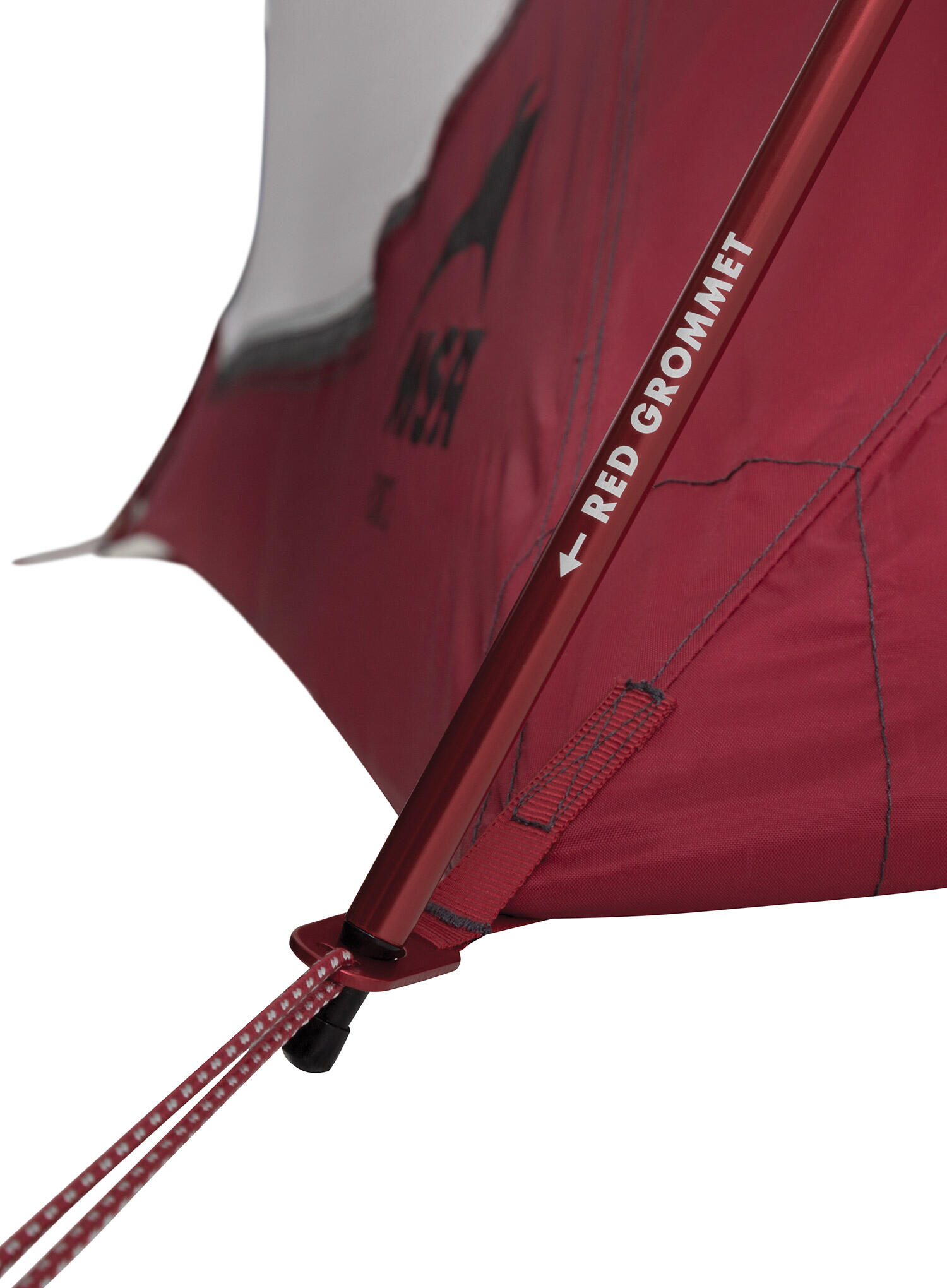 Tente MSR Elixir 2 2 places autoportante légère gris rouge 7/7