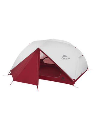 Tente MSR Elixir 3 autoportante 3 places gris, double-toit Ripstop 68D, 2 portes