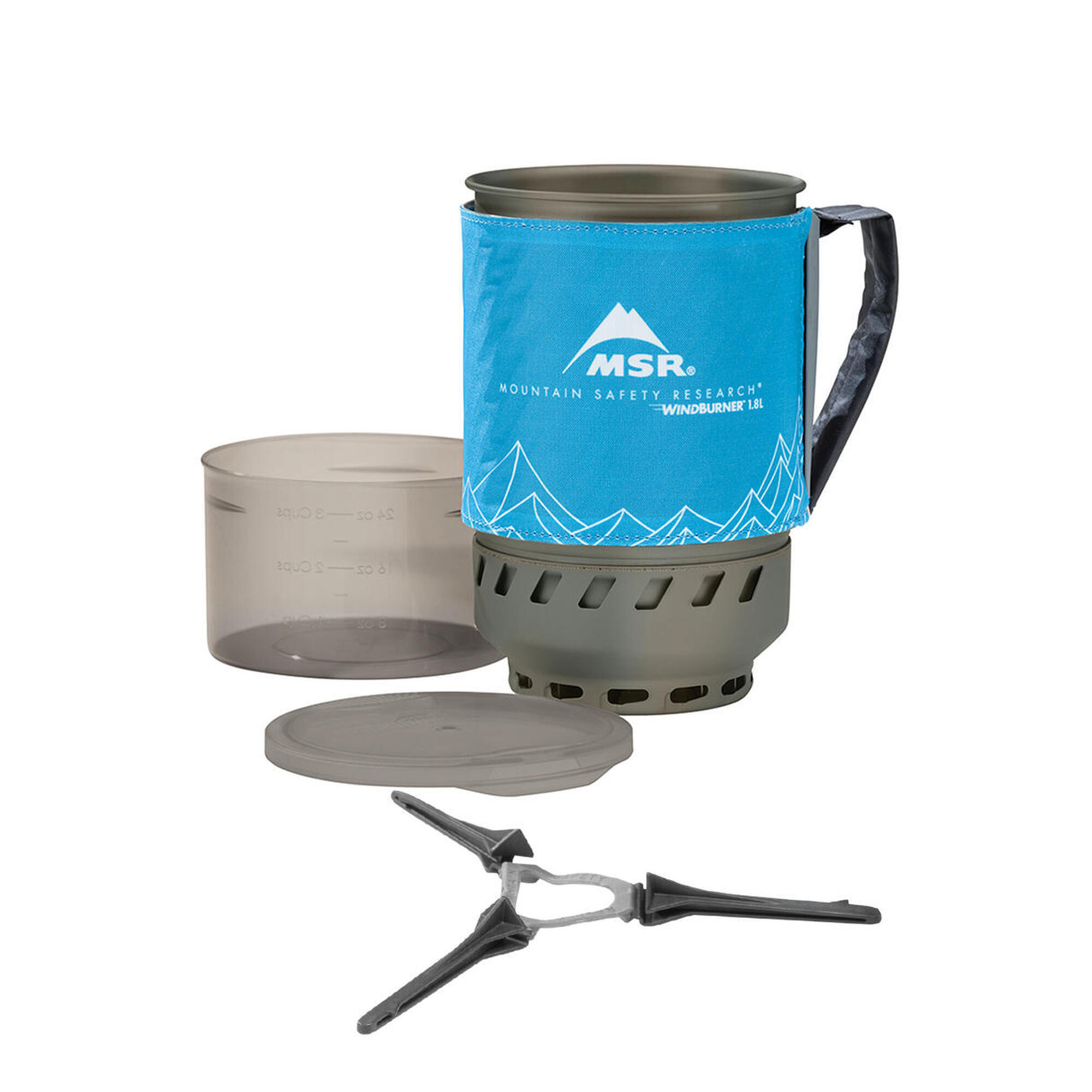 Garnek aluminiowy MSR Windburner Duo Accessory Pot 1.8 l - blue