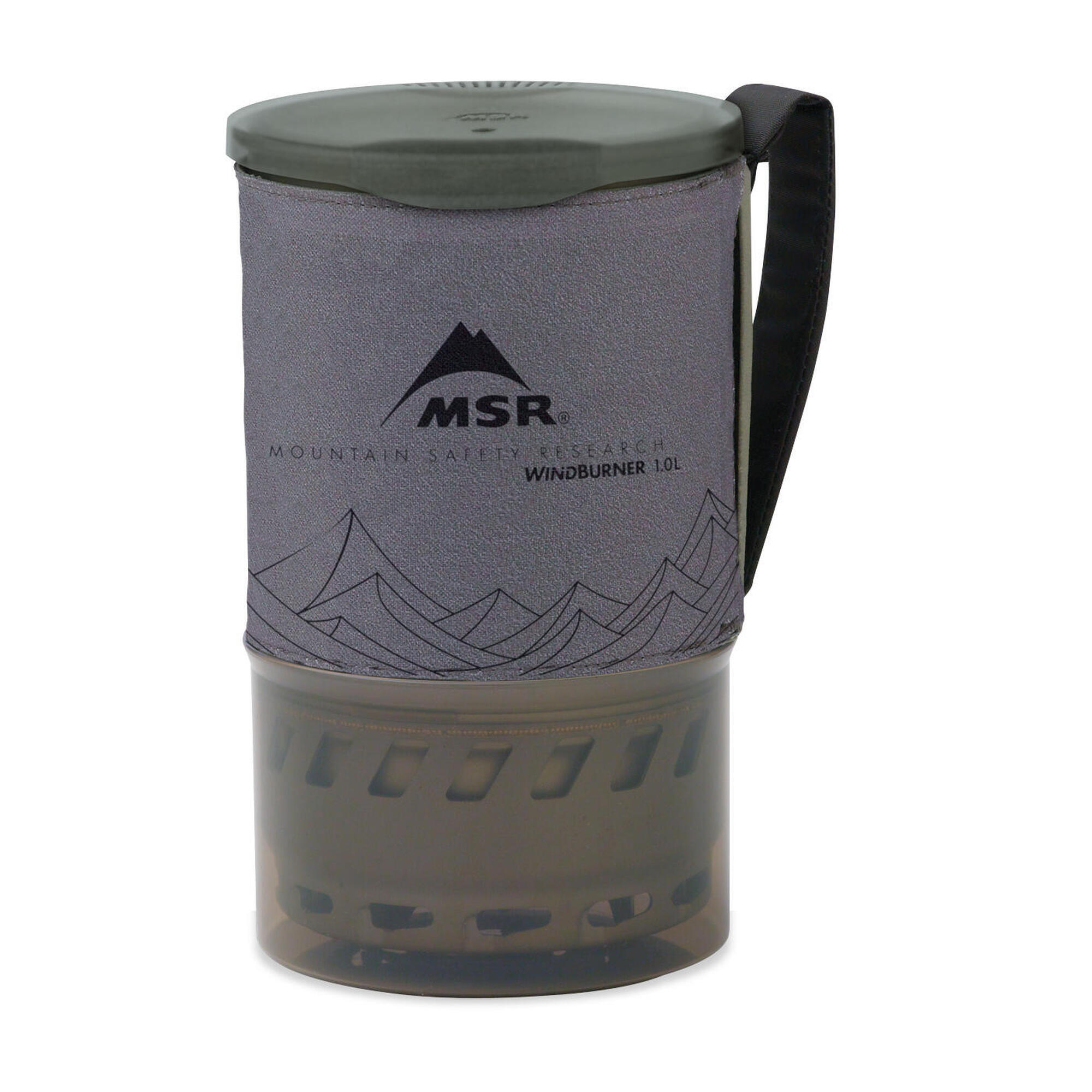 Aluminiowy garnek MSR Windburner Accessory Pot 1.0 l - gray