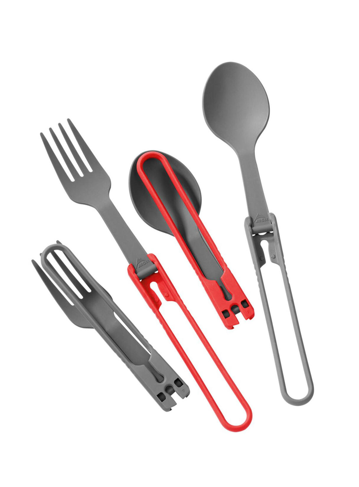 MSR faltbares Besteck-Set 4-tlg Polypropylen BPA-frei kompakt 3/4