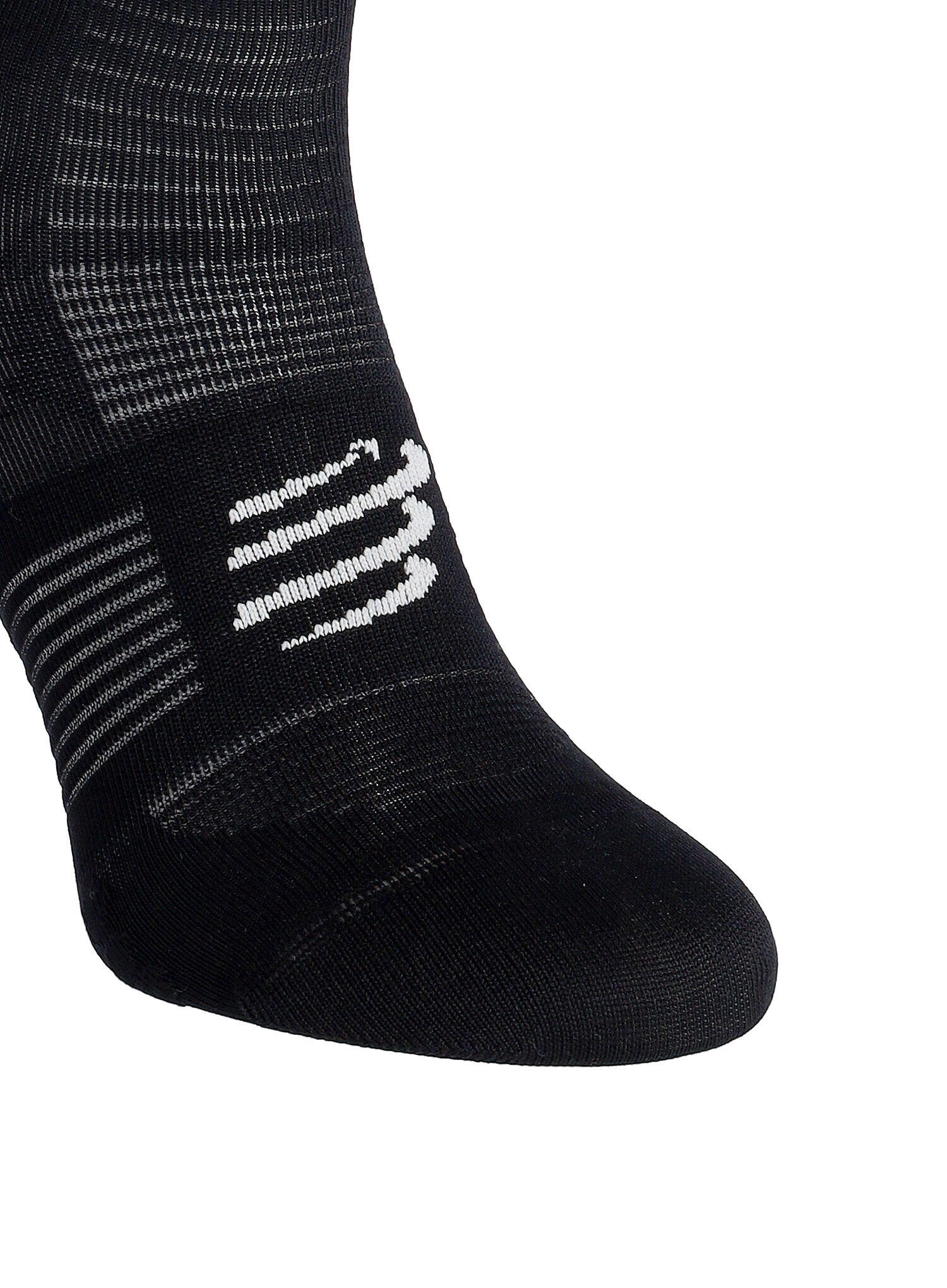 Compressport Calcetines de compresión media V2.0 Negro/Blanco 4/4