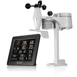 BRESSER Station météo connectée WiFi 8-en-1 avec indice de chaleur Sahara TB