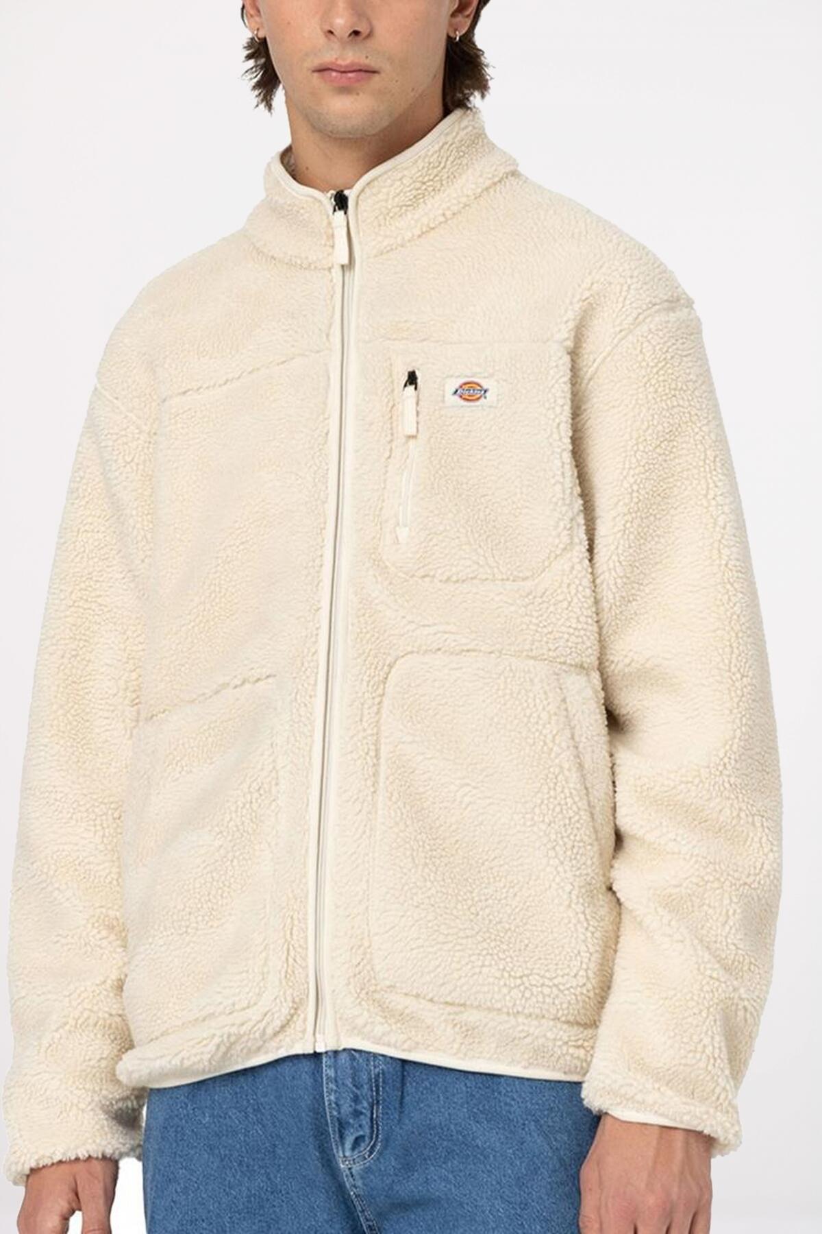 Jaqueta Dickies Modelo Mount Hope Fleece Whit Cor Branco 5/5