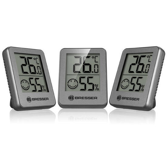 BRESSER ClimaTemp Hygro Indicator Set van 3 Thermo-/Hygrometers
