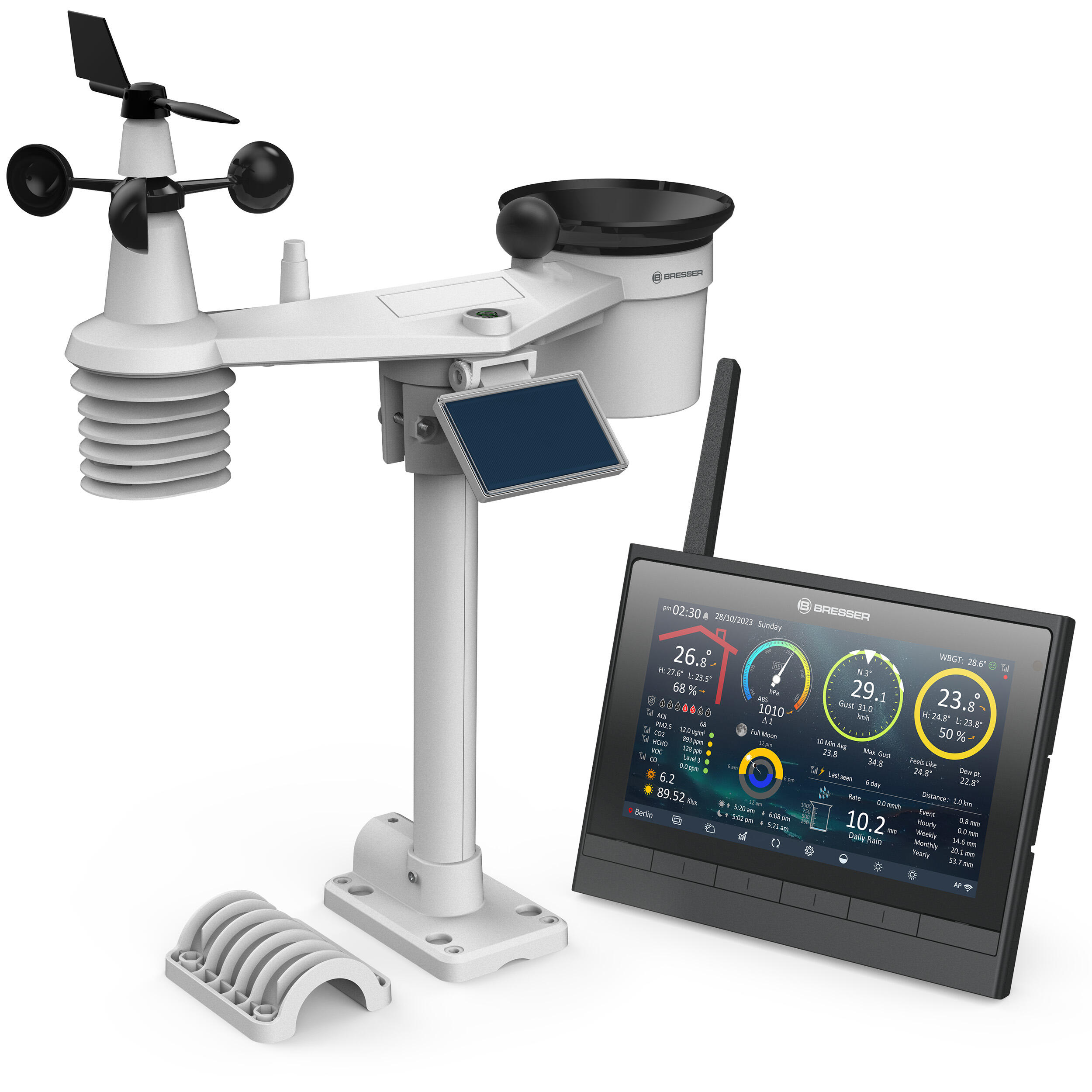 BRESSER BRESSER Stazione Meteo HD WLAN MeteoChamp 9 in 1